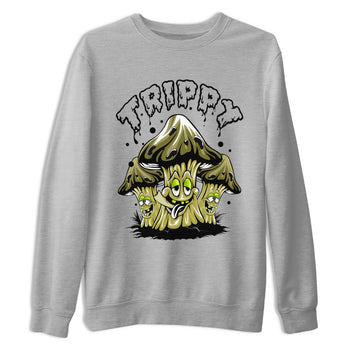 Air Jordan 1 Low X Travis Scott Golf X Olive shirt to match jordans Trippy sneaker tees Air Jordan 1 Travis Scott Golf Olive SNRT Sneaker Release Tees Unisex Heather Grey 2 T-Shirt