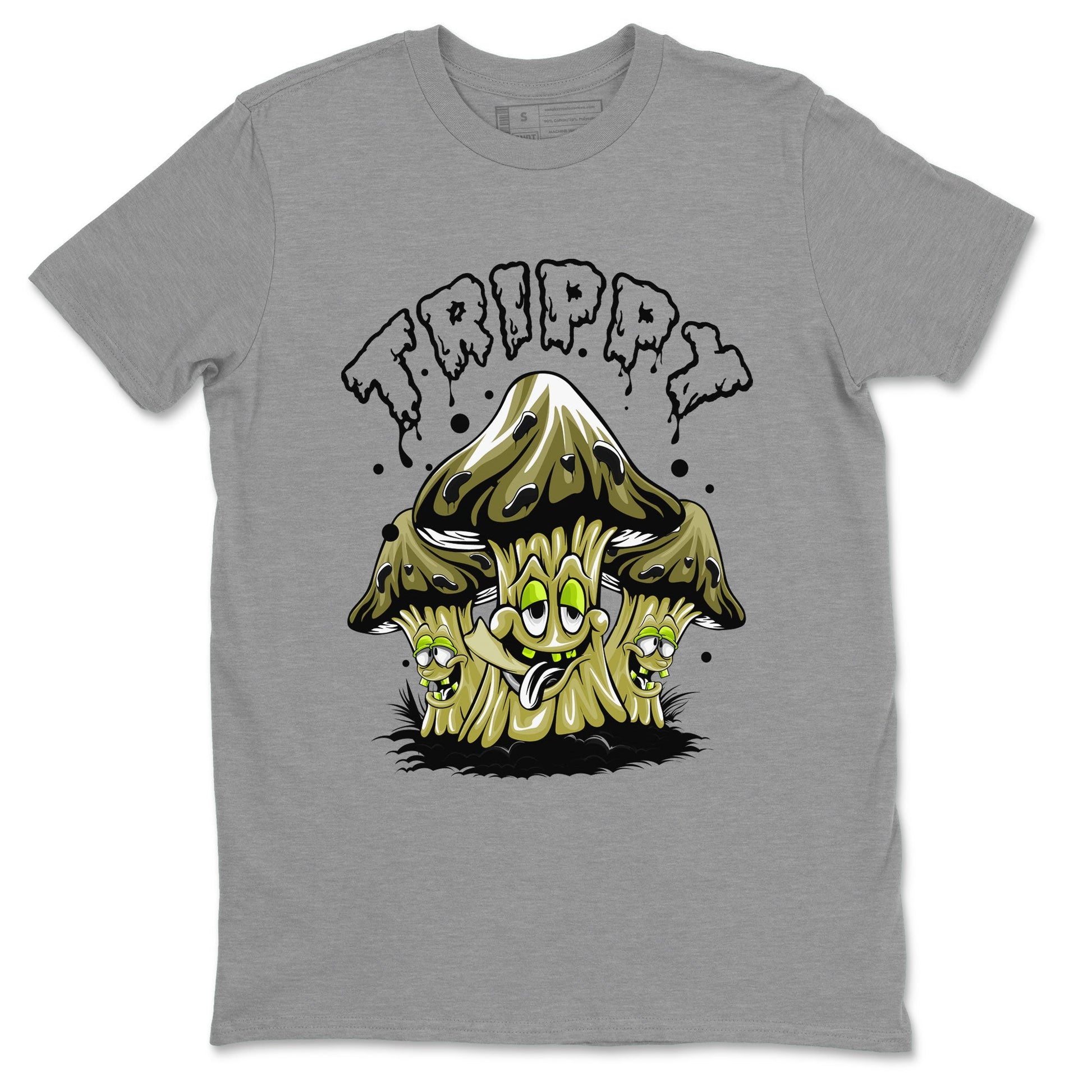 Air Jordan 1 Low X Travis Scott Golf X Olive shirt to match jordans Trippy sneaker tees Air Jordan 1 Travis Scott Golf Olive SNRT Sneaker Release Tees Unisex Heather Grey 2 T-Shirt