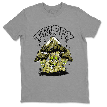 Air Jordan 1 Low X Travis Scott Golf X Olive shirt to match jordans Trippy sneaker tees Air Jordan 1 Travis Scott Golf Olive SNRT Sneaker Release Tees Unisex Heather Grey 2 T-Shirt