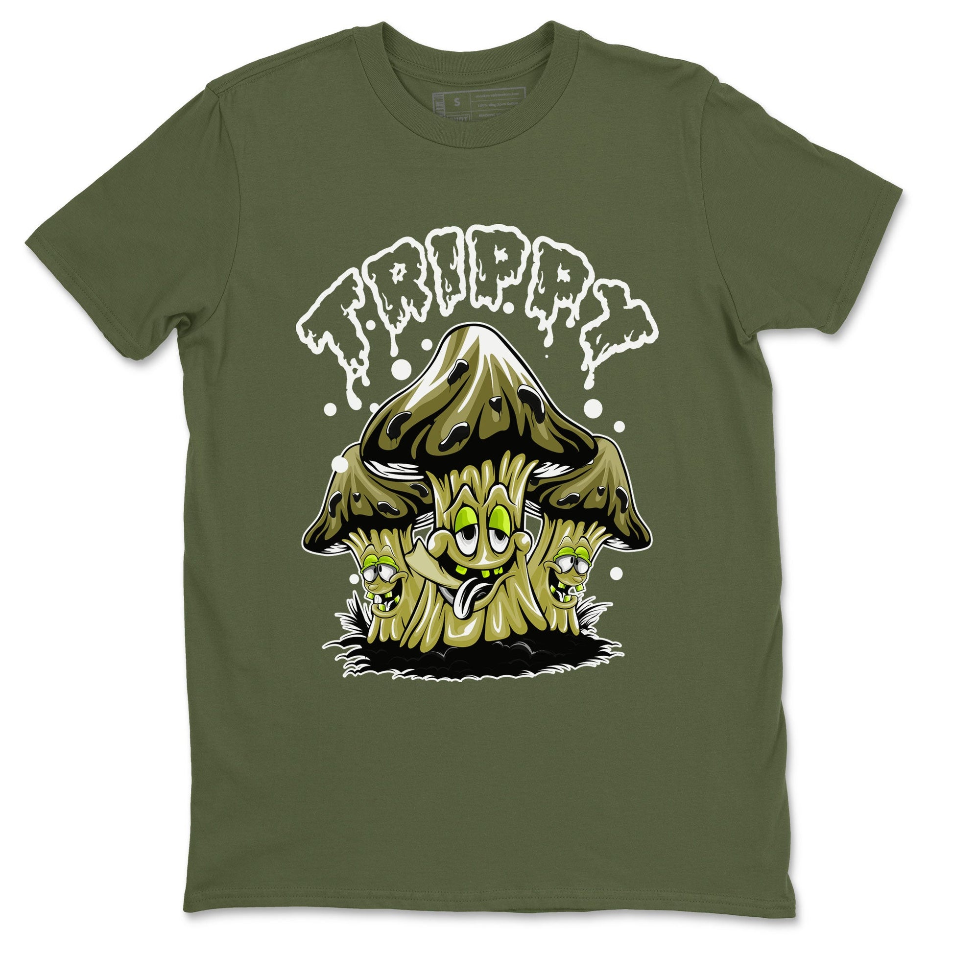 Air Jordan 1 Low X Travis Scott Golf X Olive shirt to match jordans Trippy sneaker tees Air Jordan 1 Travis Scott Golf Olive SNRT Sneaker Release Tees Unisex Military Green 2 T-Shirt