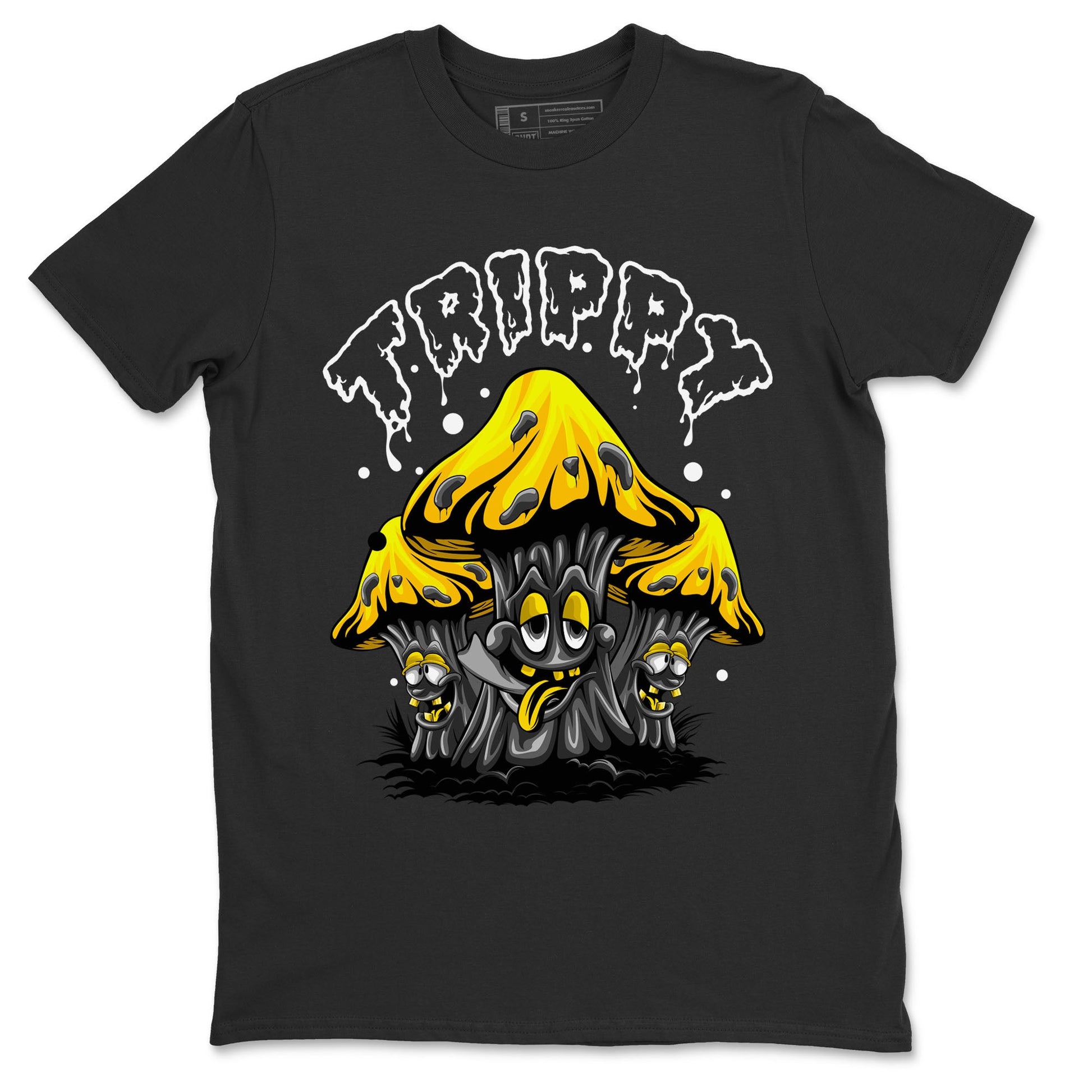 Air Jordan 4 Thunder Sneaker Match Tees Trippy Sneaker Tees Air Jordan 4 Retro Thunder Tee Unisex Shirts Black 2