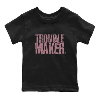 Air Jordan 1 Mauve shirt to match jordans Trouble Maker sneaker tees 1s High OG Mauve SNRT Sneaker Tees Baby Toddler Black 2 T-Shirt