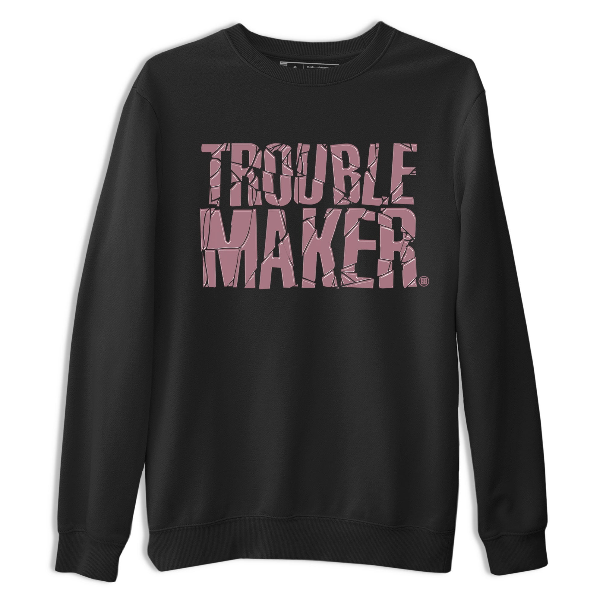 Air Jordan 1 Mauve shirt to match jordans Trouble Maker sneaker tees 1s High OG Mauve SNRT Sneaker Tees Unisex Streetwear Clothing Black 2 T-Shirt