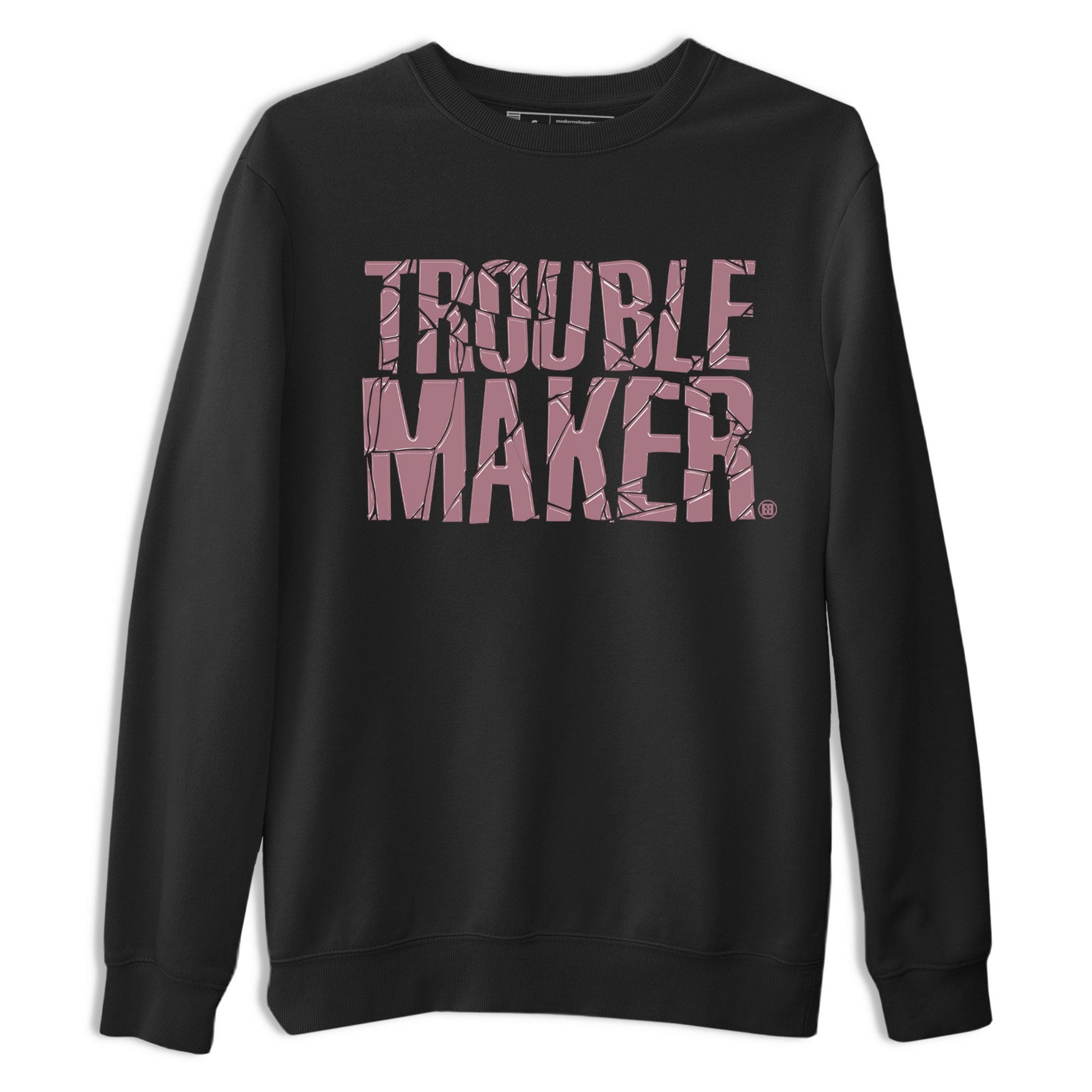 Air Jordan 1 Mauve shirt to match jordans Trouble Maker sneaker tees 1s High OG Mauve SNRT Sneaker Tees Unisex Streetwear Clothing Black 2 T-Shirt