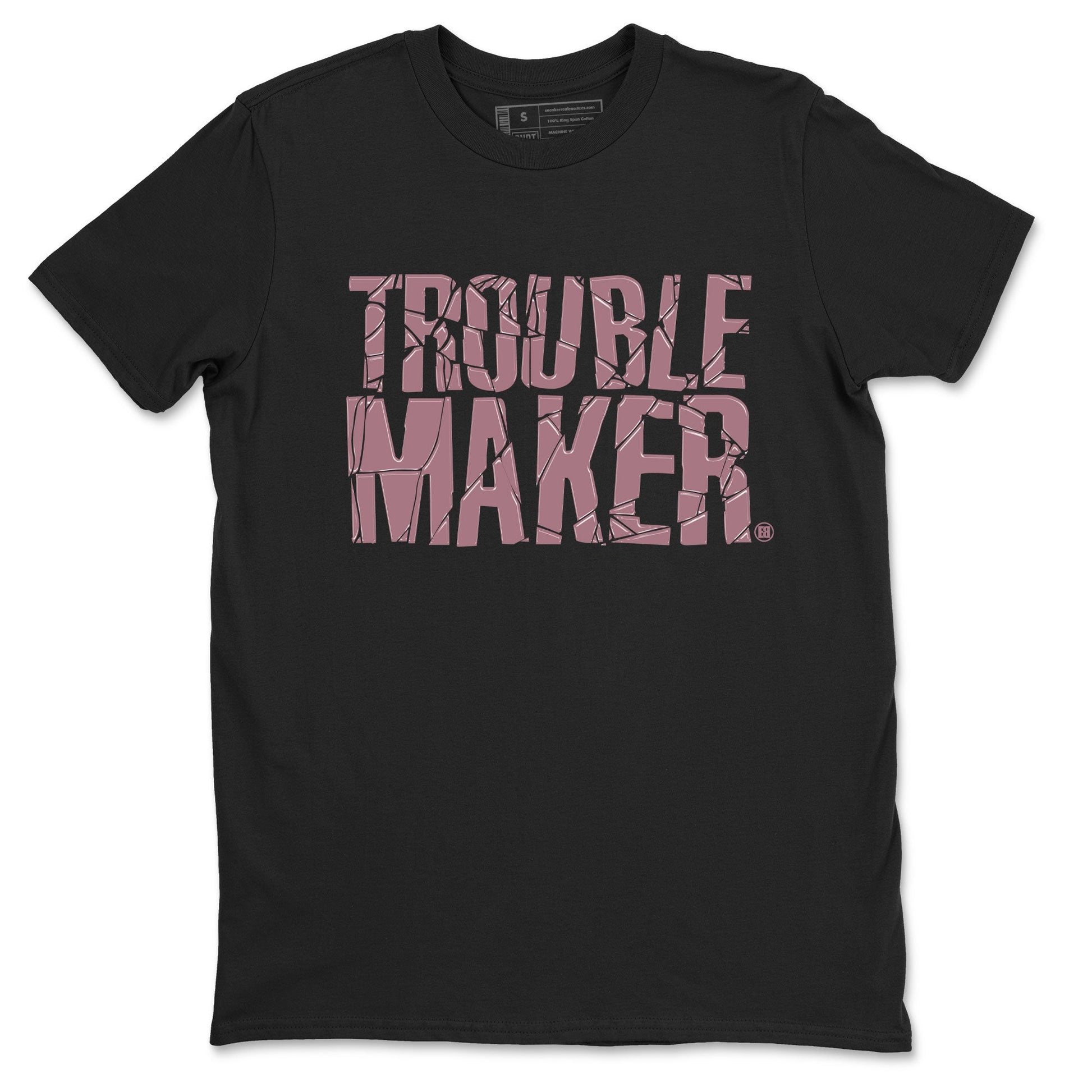 Air Jordan 1 Mauve shirt to match jordans Trouble Maker sneaker tees 1s High OG Mauve SNRT Sneaker Tees Unisex Streetwear Clothing Black 2 T-Shirt