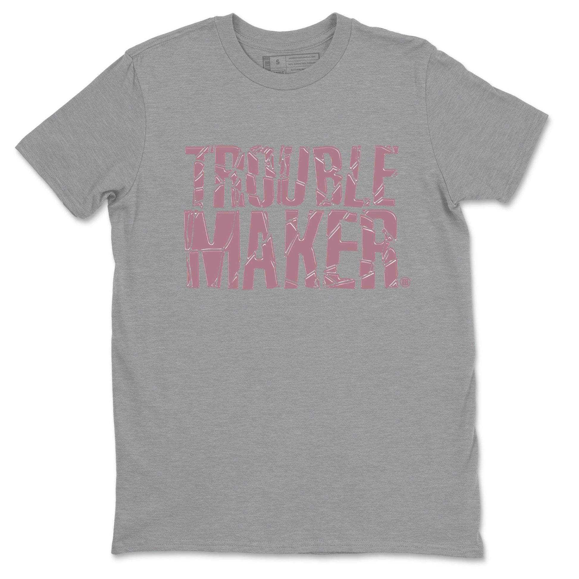 Air Jordan 1 Mauve shirt to match jordans Trouble Maker sneaker tees 1s High OG Mauve SNRT Sneaker Tees Unisex Streetwear Clothing Heather Grey 2 T-Shirt
