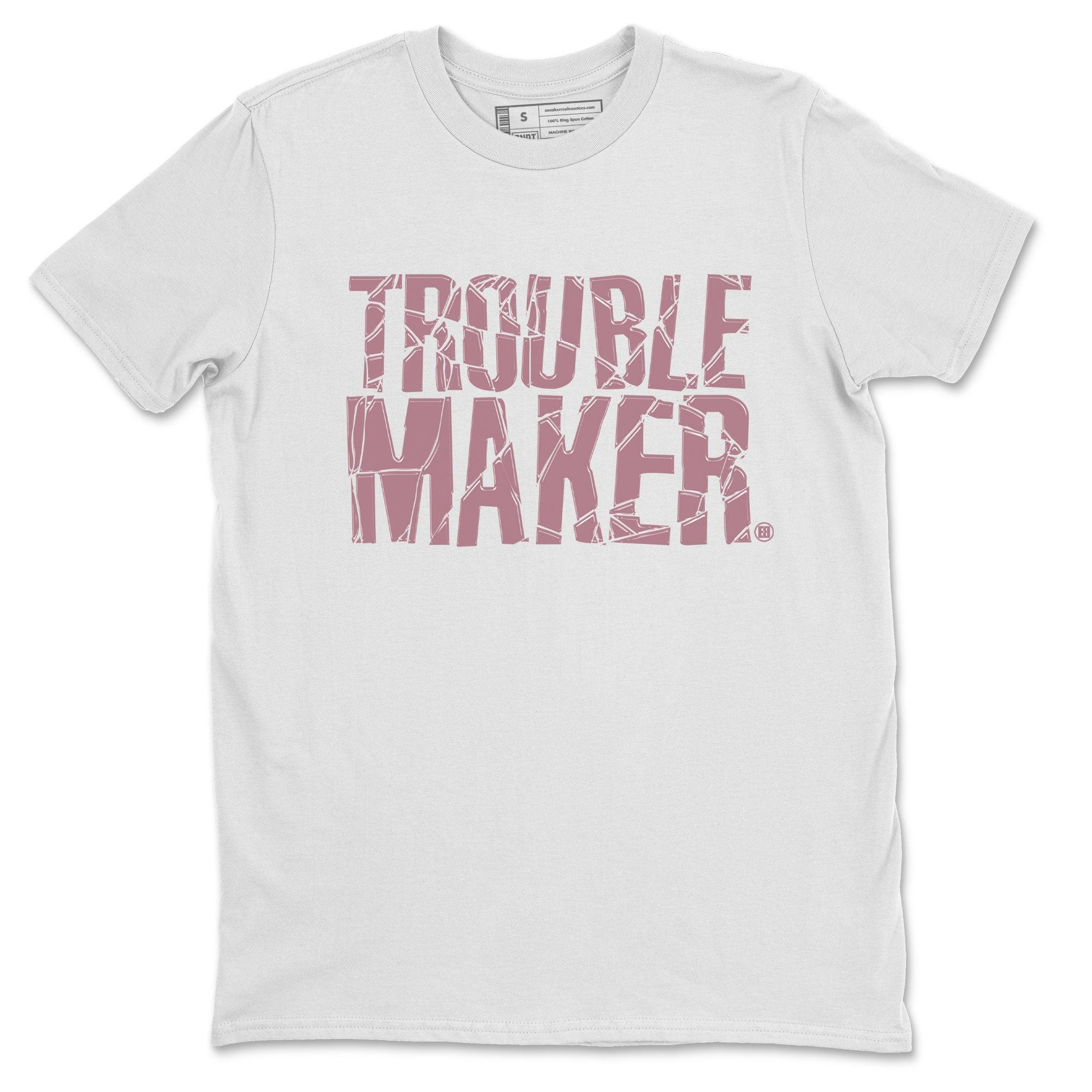 Air Jordan 1 Mauve shirt to match jordans Trouble Maker sneaker tees 1s High OG Mauve SNRT Sneaker Tees Unisex Streetwear Clothing White 2 T-Shirt