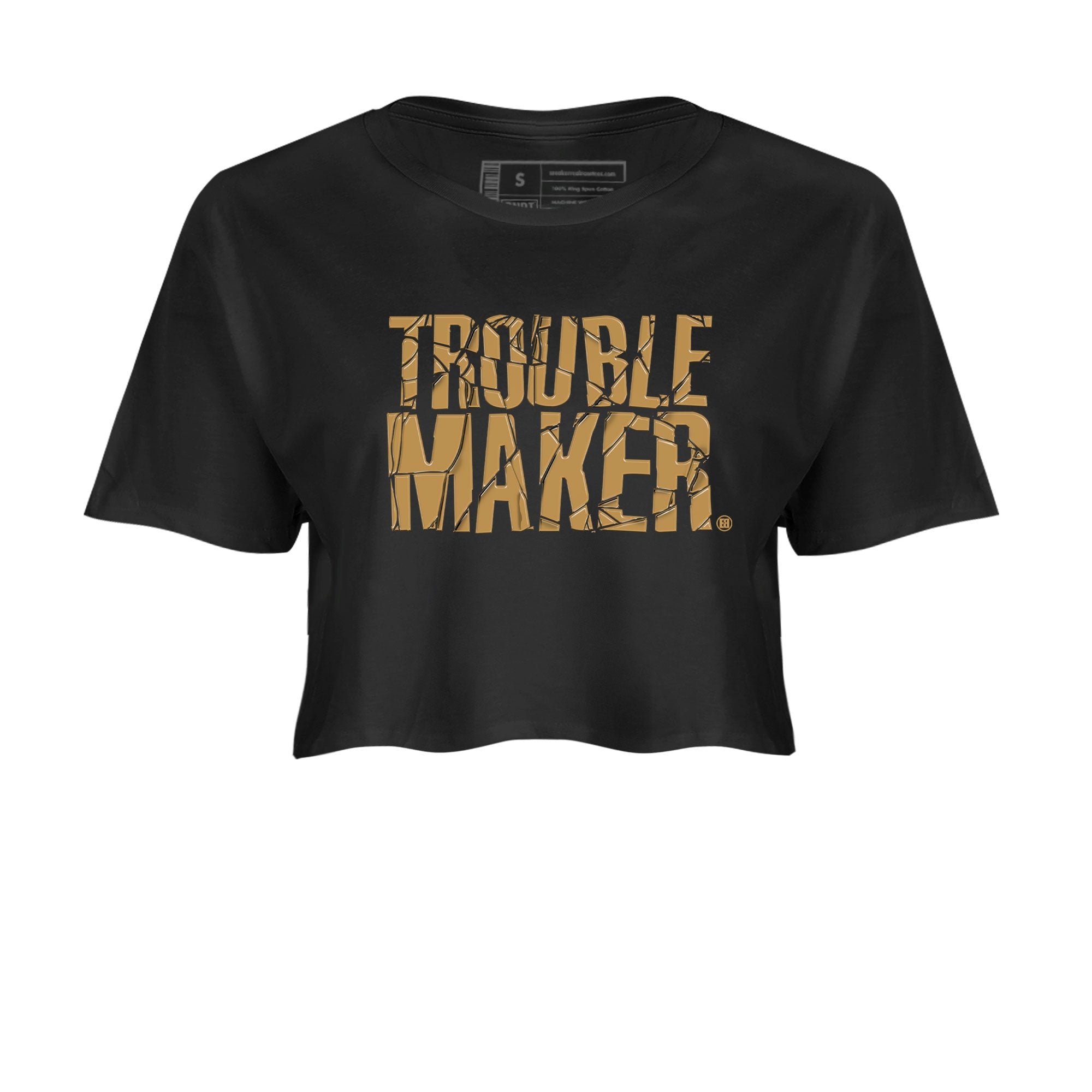 13s Wheat shirt to match jordans Trouble Maker sneaker release tees Air Jordan 13 Wheat SNRT Sneaker Tees Black 2 Crop T-Shirt