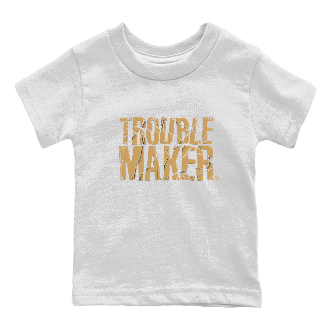 13s Wheat shirt to match jordans Trouble Maker sneaker release tees Air Jordan 13 Wheat SNRT Sneaker Tees Baby Toddler White 2 T-Shirt