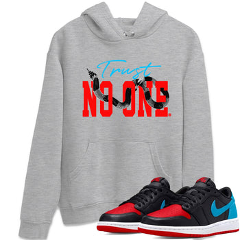 Jordan 1 Low UNC to Chicago shirt to match jordans Trust No One sneaker tees Air Jordan 1 UNC to Chicago SNRT Sneaker Release Tees Unisex Heather Grey 1 T-Shirt