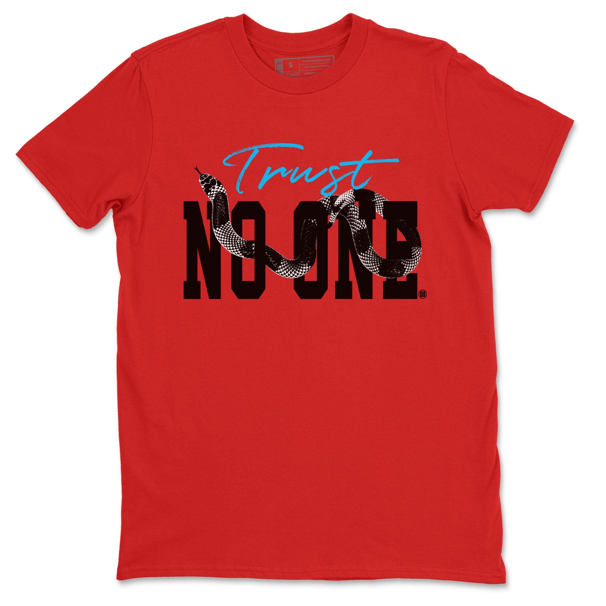 Jordan 1 Low UNC to Chicago shirt to match jordans Trust No One sneaker tees Air Jordan 1 UNC to Chicago SNRT Sneaker Release Tees Unisex Red 2 T-Shirt