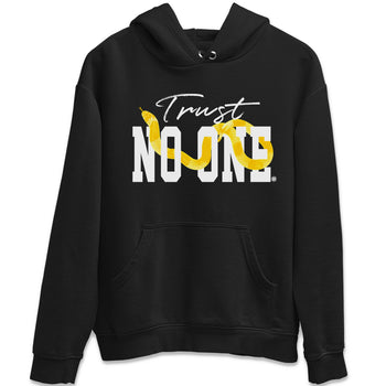 Air Jordan 11 Yellow Python Sneaker Match Tees Trust No One Sneaker Tees Air Jordan 11 Yellow Snakeskin Tee Unisex Shirts Black 2