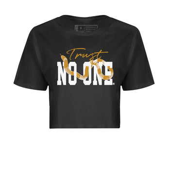 Jordan Retro 13 Wheat Sneaker Matching Tee Trust No One Sneaker Tees Air Jordan 13 Wheat Sneaker Release Tees Women's Shirts Black 2