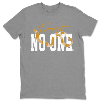 Jordan Retro 13 Wheat Sneaker Matching Tee Trust No One Sneaker Tees 13 Wheat Sneaker T-Shirt Unisex Shirts Heather Grey 2