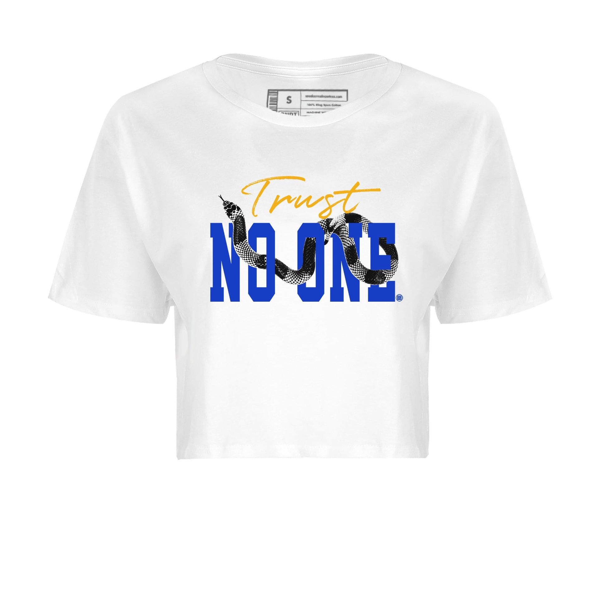 Air Jordan 14 Laney Sneaker Match Tees Trust No One Sneaker Tees Jordan 14 Laney Sneaker Release Tees Women's Shirts White 2