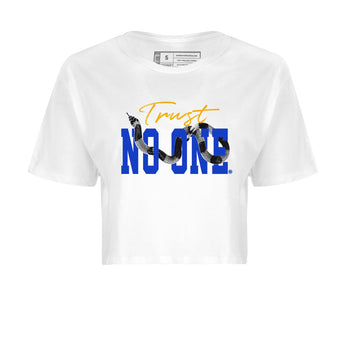 Air Jordan 14 Laney Sneaker Match Tees Trust No One Sneaker Tees Jordan 14 Laney Sneaker Release Tees Women's Shirts White 2