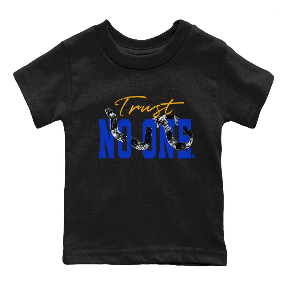 Air Jordan 14 Laney Sneaker Match Tees Trust No One Sneaker Tees Jordan 14 Laney Sneaker Release Tees Kids Shirts Black 2