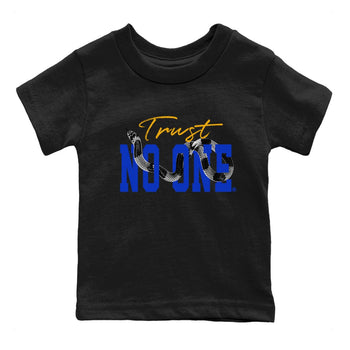 Air Jordan 14 Laney Sneaker Match Tees Trust No One Sneaker Tees Jordan 14 Laney Sneaker Release Tees Kids Shirts Black 2