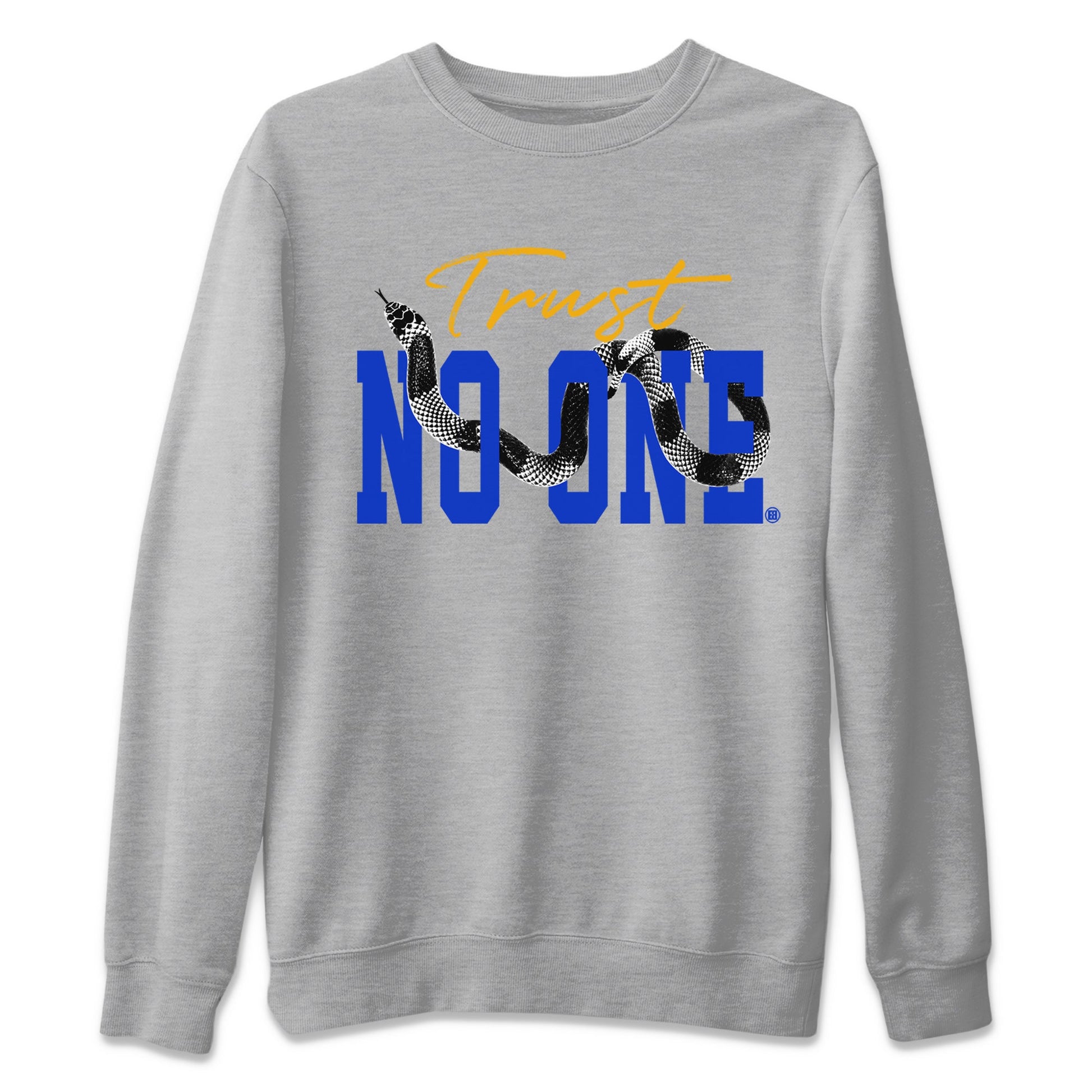Air Jordan 14 Laney Sneaker Match Tees Trust No One Sneaker Tees Jordan 14 Laney Sneaker Release Tees Unisex Shirts Heather Grey 2