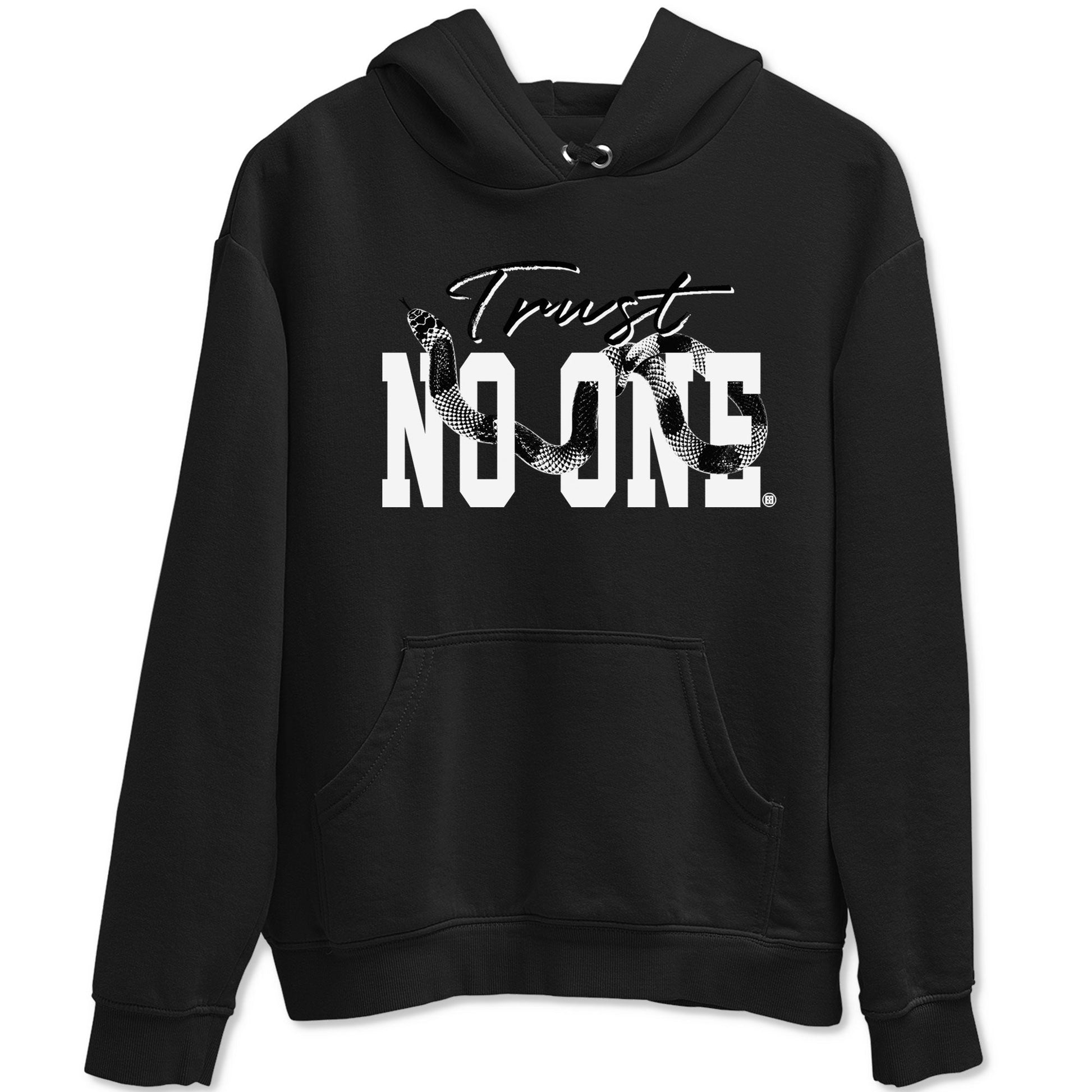 14s Panda shirt to match jordans Trust No One sneaker match tee Air Jordan 14 Panda AJ14 Black White SNRT Sneaker Tees unisex cotton Black 2 crew neck shirt