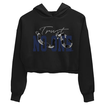 Air Jordan 5 Retro Midnight Navy shirt to match jordans Trust No One sneaker tees Air Jordan 5 Midnight Navy SNRT Sneaker Release Tees Black 2 Crop T-Shirt