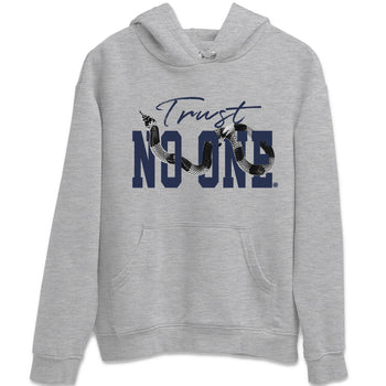 Air Jordan 5 Retro Midnight Navy shirt to match jordans Trust No One sneaker tees Air Jordan 5 Midnight Navy SNRT Sneaker Release Tees Unisex Heather Grey 2 T-Shirt