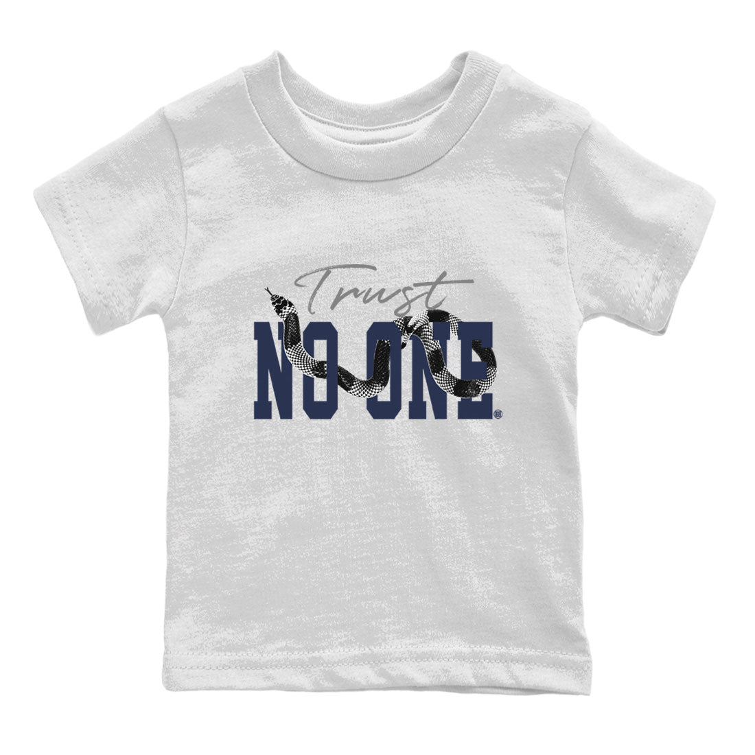 Air Jordan 5 Retro Midnight Navy shirt to match jordans Trust No One sneaker tees Air Jordan 5 Midnight Navy SNRT Sneaker Release Tees Baby Toddler White 2 T-Shirt