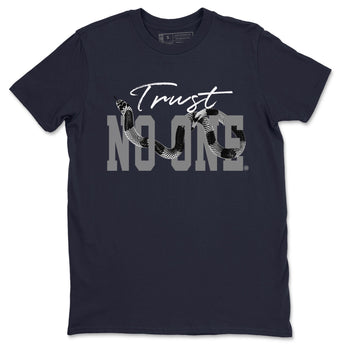 Air Jordan 5 Retro Midnight Navy shirt to match jordans Trust No One sneaker tees Air Jordan 5 Midnight Navy SNRT Sneaker Release Tees Unisex Navy 2 T-Shirt