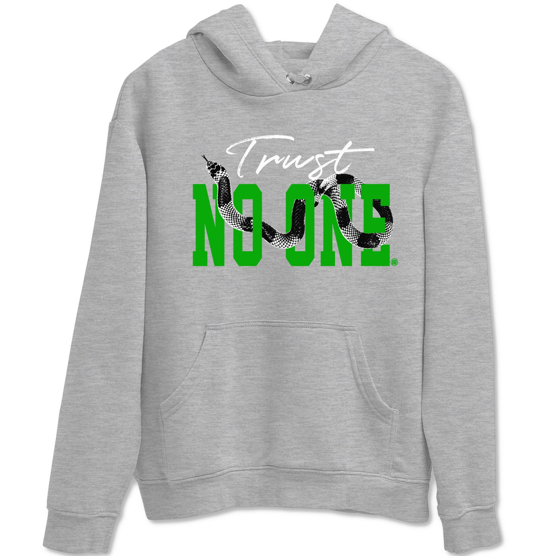 Air Jordan 5 Retro Lucky Green shirt to match jordans Trust No One sneaker tees streetwear brand Air Jordan 5 Lucky Green SNRT Sneaker Release Tees unisex cotton Heather Grey 2 crew neck shirt