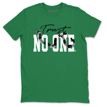 Air Jordan 5 Retro Lucky Green shirt to match jordans Trust No One sneaker tees streetwear brand Air Jordan 5 Lucky Green SNRT Sneaker Release Tees unisex cotton Kelly Green 2 crew neck shirt