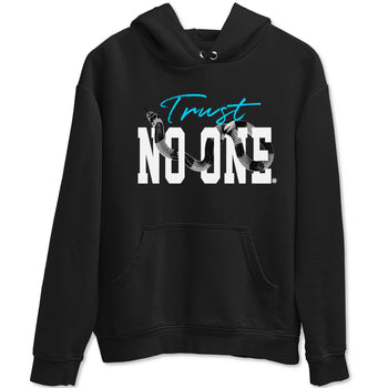 9s Powder Blue shirt to match jordans Trust No One sneaker tees Air Jordan 9 Powder Blue SNRT Sneaker Release Tees unisex cotton Black 2 crew neck shirt