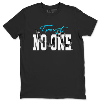 9s Powder Blue shirt to match jordans Trust No One sneaker tees Air Jordan 9 Powder Blue SNRT Sneaker Release Tees unisex cotton Black 2 crew neck shirt