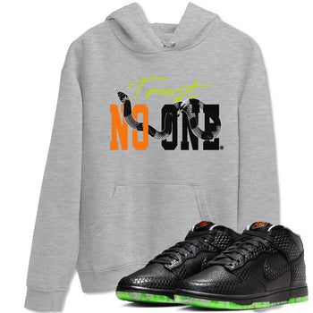 Dunk Mid Premium shirt to match jordans Trust No One sneaker tees Special Halloween Costume Dunk Mid Halloween SNRT Sneaker Tees Unisex Heather Grey 1 T-Shirt