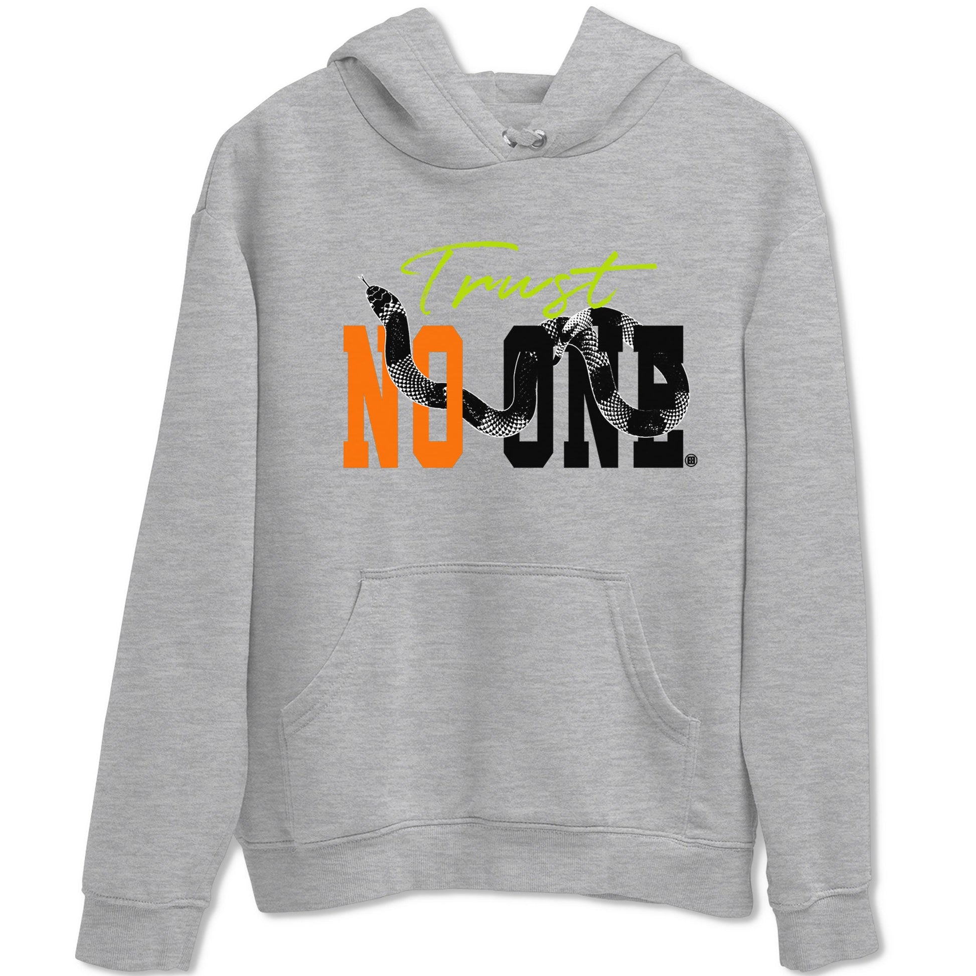 Dunk Mid Premium shirt to match jordans Trust No One sneaker tees Special Halloween Costume Dunk Mid Halloween SNRT Sneaker Tees Unisex Heather Grey 2 T-Shirt