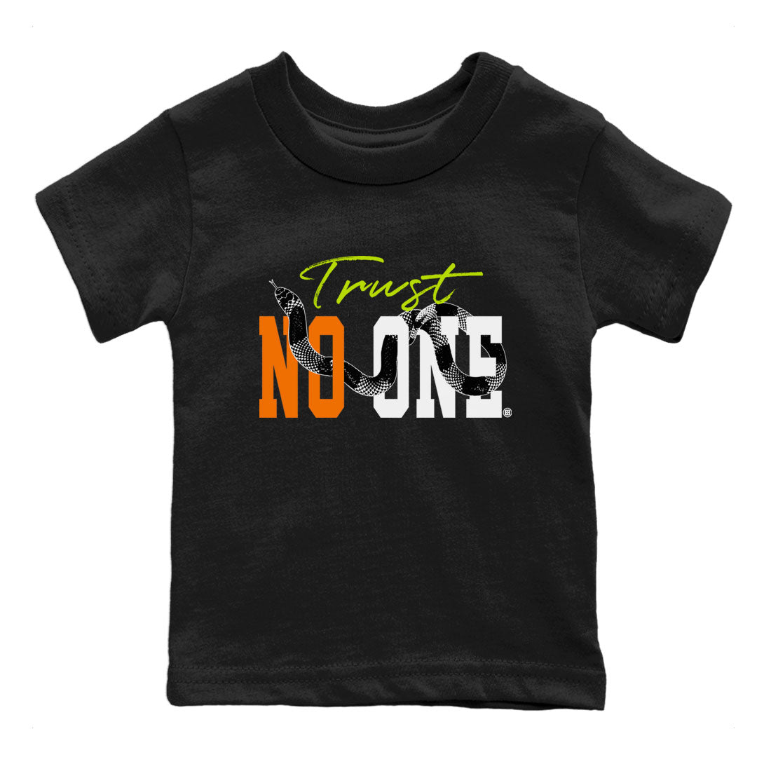 Dunk Mid Premium shirt to match jordans Trust No One sneaker tees Special Halloween Costume Dunk Mid Halloween SNRT Sneaker Tees Baby Toddler Black 2 T-Shirt