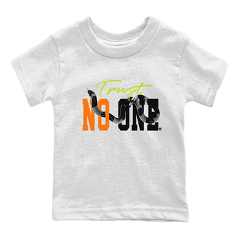 Dunk Mid Premium shirt to match jordans Trust No One sneaker tees Special Halloween Costume Dunk Mid Halloween SNRT Sneaker Tees Baby Toddler White 2 T-Shirt