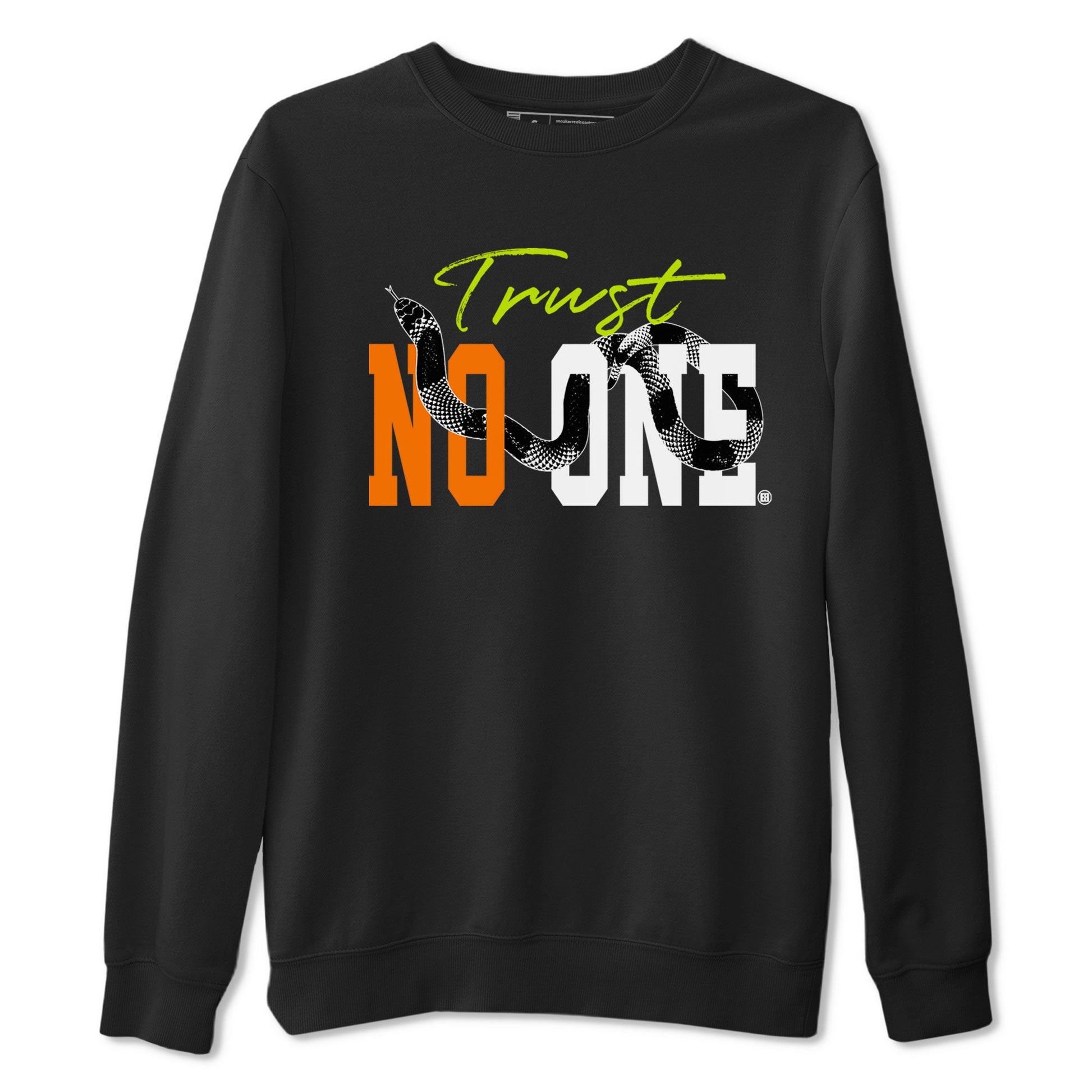 Dunk Mid Premium shirt to match jordans Trust No One sneaker tees Special Halloween Costume Dunk Mid Halloween SNRT Sneaker Tees Unisex Black 2 T-Shirt
