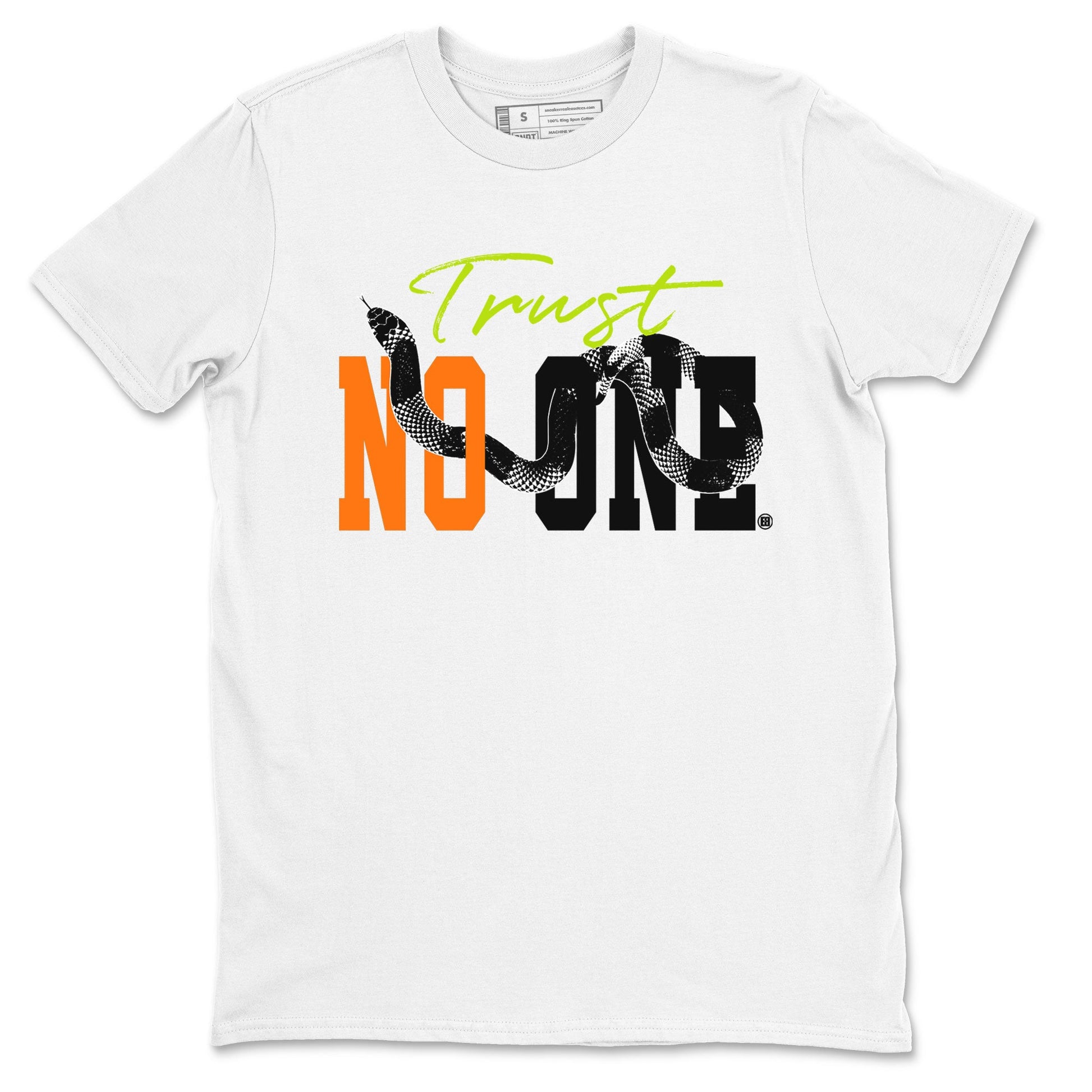 Dunk Mid Premium shirt to match jordans Trust No One sneaker tees Special Halloween Costume Dunk Mid Halloween SNRT Sneaker Tees Unisex White 2 T-Shirt
