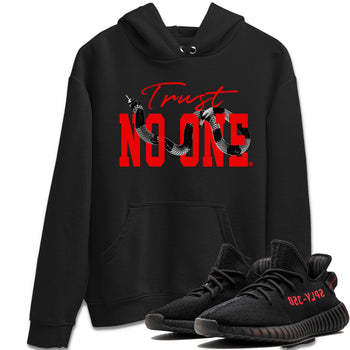 Adidas Yeezy Boost 350 V2 Bred shirt to match jordans Trust No One sneaker tees Yeezy 350 Bred SNRT Sneaker Release Tees Unisex Black 1 T-Shirt
