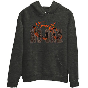 Yeezy Boost 350 Carbon Beluga shirt to match jordans Trust No One sneaker tees Yeezy 350 Carbon Beluga SNRT Sneaker Release Tees Crew Neck T-ShirtUnisex Charcoal Heather 2 T-Shirt