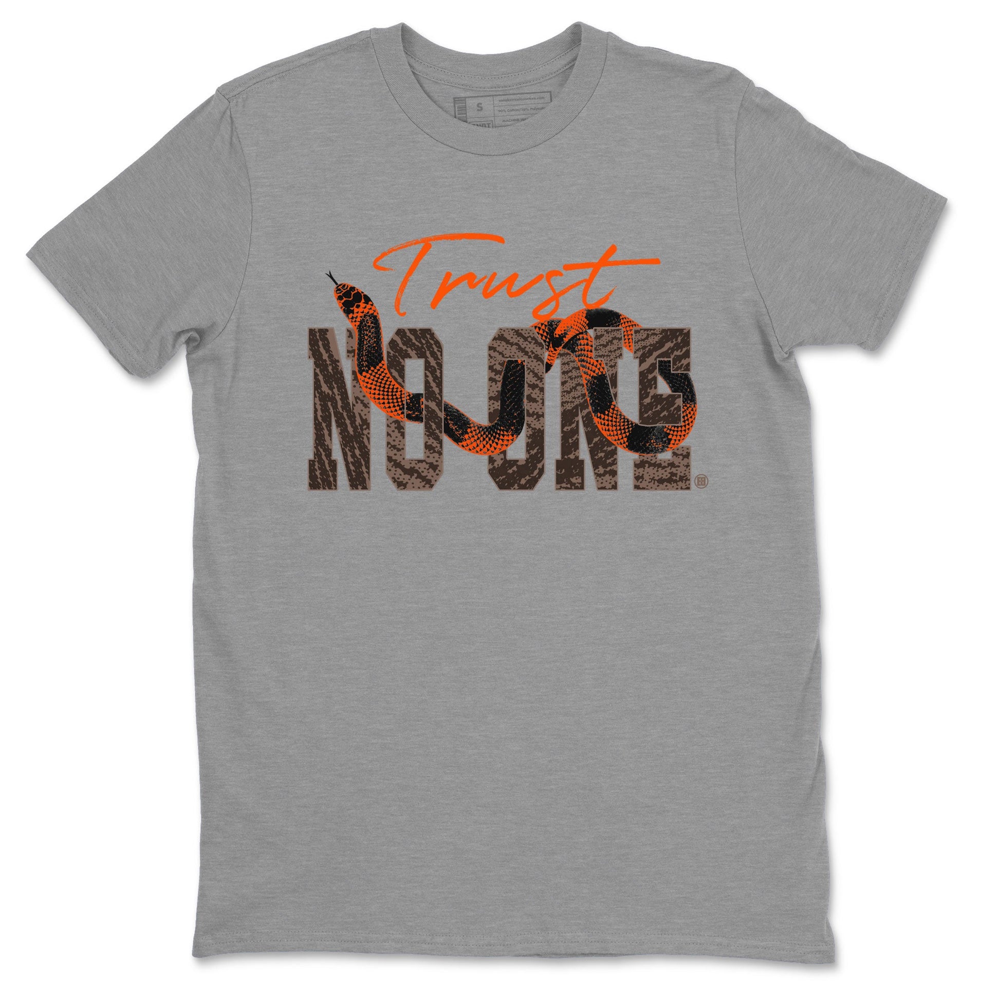 Yeezy Boost 350 Carbon Beluga shirt to match jordans Trust No One sneaker tees Yeezy 350 Carbon Beluga SNRT Sneaker Release Tees Crew Neck T-ShirtUnisex Heather Grey 2 T-Shirt