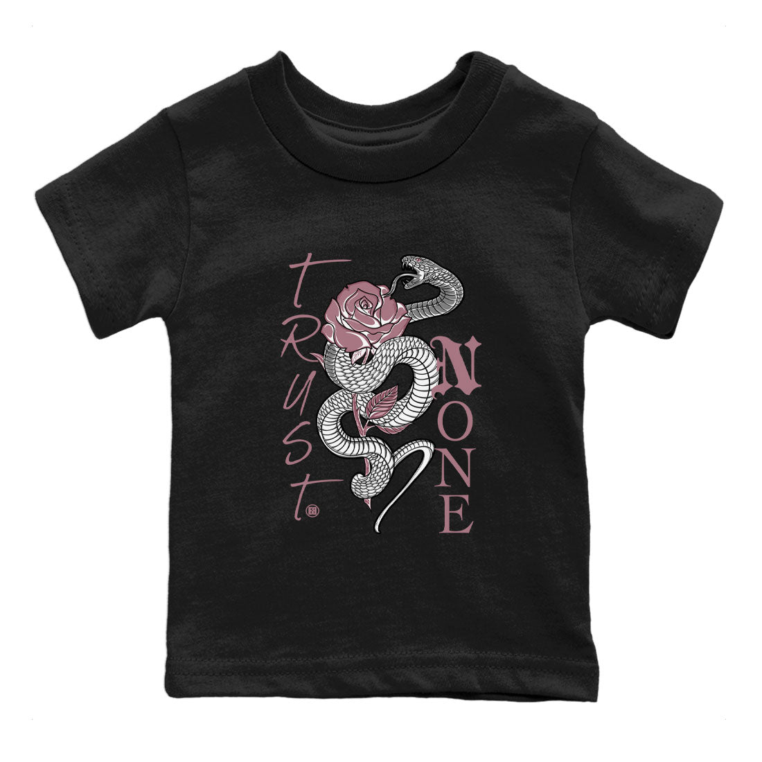 Air Jordan 1 High OG WMNS Mauve shirt to match jordans Trust None sneaker tees Air Jordan 1 Mauve SNRT Sneaker Release Tees Baby Toddler Black 2 T-Shirt