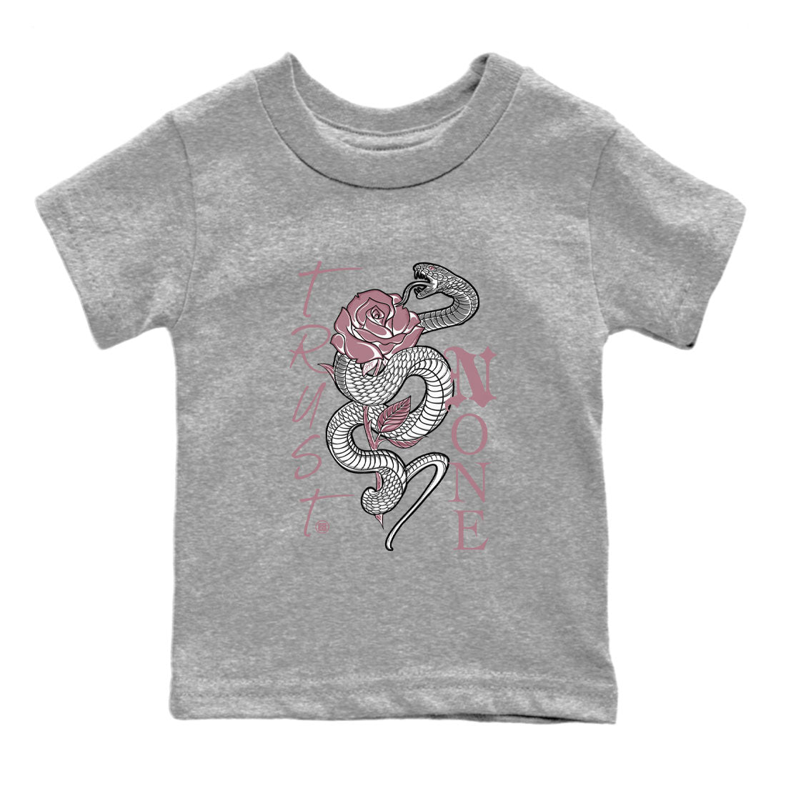 Air Jordan 1 High OG WMNS Mauve shirt to match jordans Trust None sneaker tees Air Jordan 1 Mauve SNRT Sneaker Release Tees Baby Toddler Heather Grey 2 T-Shirt