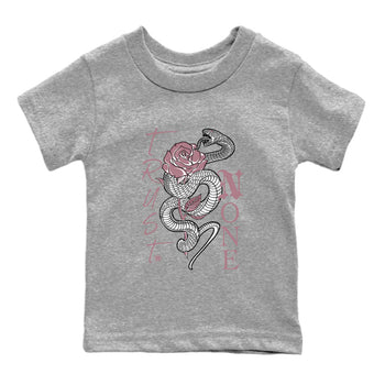 Air Jordan 1 High OG WMNS Mauve shirt to match jordans Trust None sneaker tees Air Jordan 1 Mauve SNRT Sneaker Release Tees Baby Toddler Heather Grey 2 T-Shirt