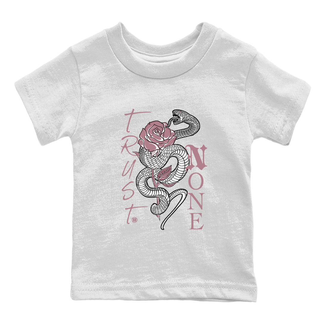 Air Jordan 1 High OG WMNS Mauve shirt to match jordans Trust None sneaker tees Air Jordan 1 Mauve SNRT Sneaker Release Tees Baby Toddler White 2 T-Shirt