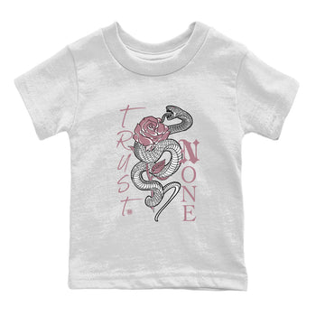 Air Jordan 1 High OG WMNS Mauve shirt to match jordans Trust None sneaker tees Air Jordan 1 Mauve SNRT Sneaker Release Tees Baby Toddler White 2 T-Shirt