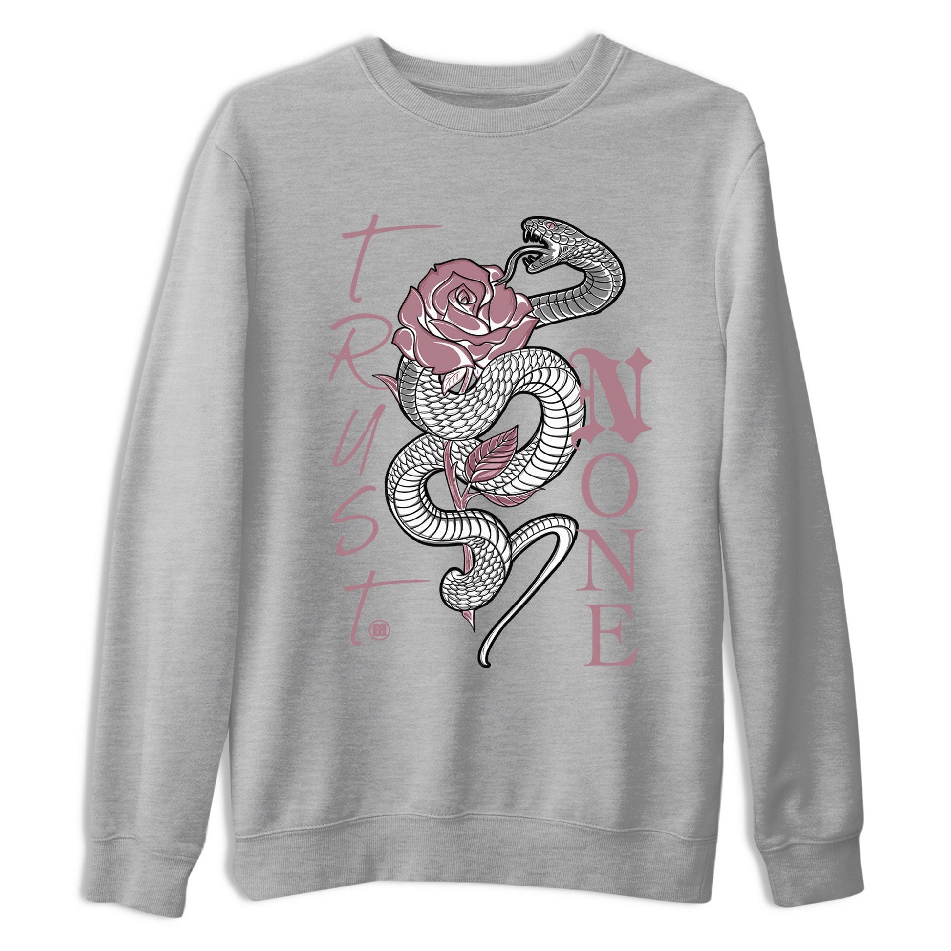 Air Jordan 1 High OG WMNS Mauve shirt to match jordans Trust None sneaker tees Air Jordan 1 Mauve SNRT Sneaker Release Tees Unisex Heather Grey 2 T-Shirt