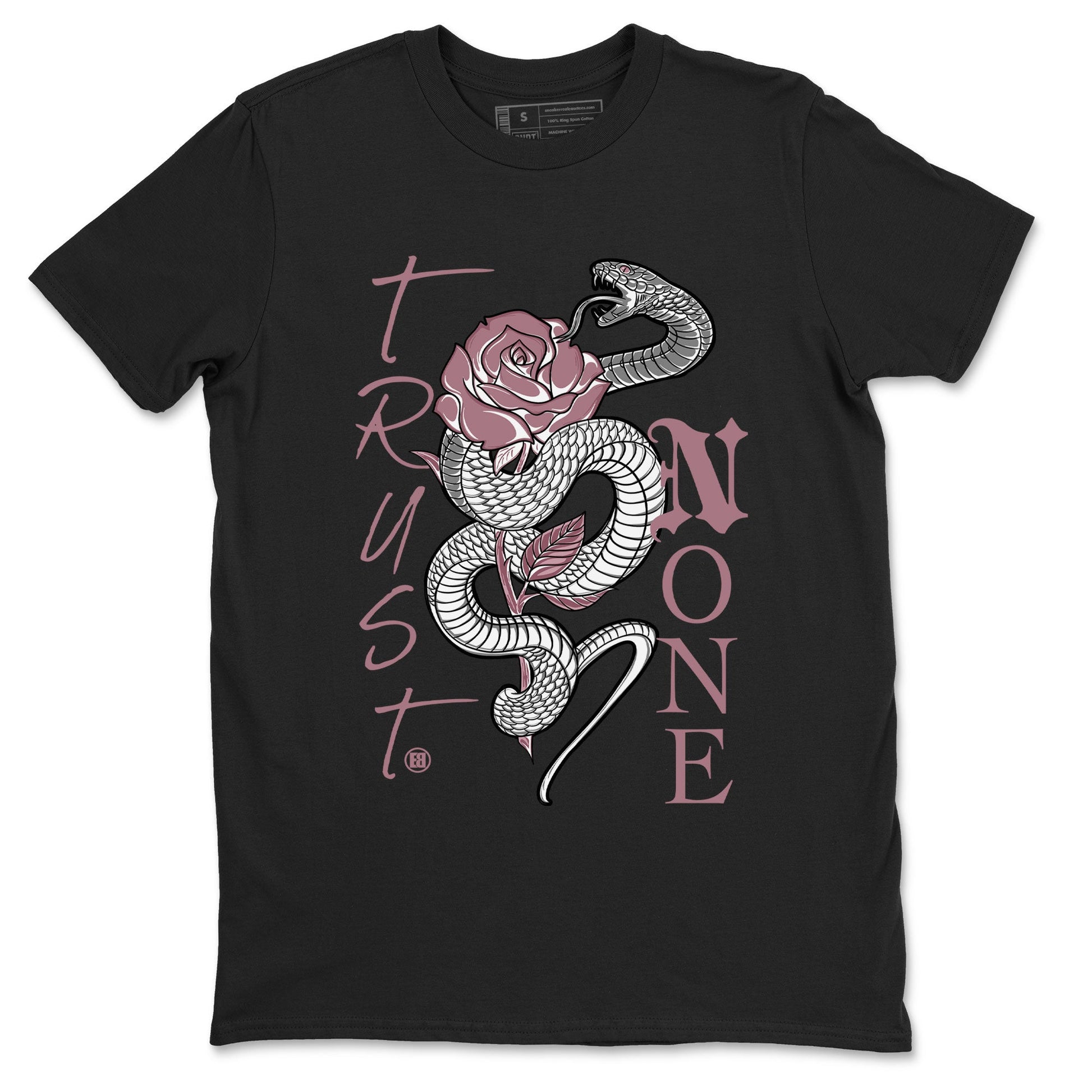 Air Jordan 1 High OG WMNS Mauve shirt to match jordans Trust None sneaker tees Air Jordan 1 Mauve SNRT Sneaker Release Tees Unisex Black 2 T-Shirt