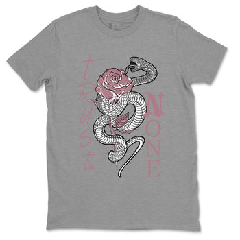 Air Jordan 1 High OG WMNS Mauve shirt to match jordans Trust None sneaker tees Air Jordan 1 Mauve SNRT Sneaker Release Tees Unisex Heather Grey 2 T-Shirt