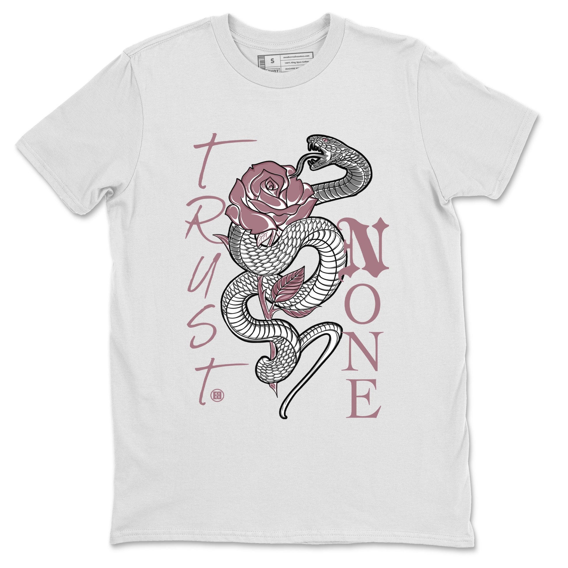 Air Jordan 1 High OG WMNS Mauve shirt to match jordans Trust None sneaker tees Air Jordan 1 Mauve SNRT Sneaker Release Tees Unisex White 2 T-Shirt